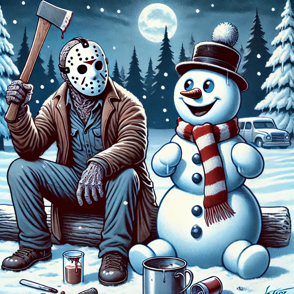 When Horror Meets Holidays: Jason and Frosty’s Frosty Encounter