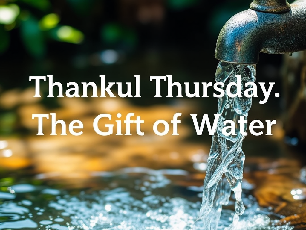Thankful Thursday: The Gift of&nbsp;Water